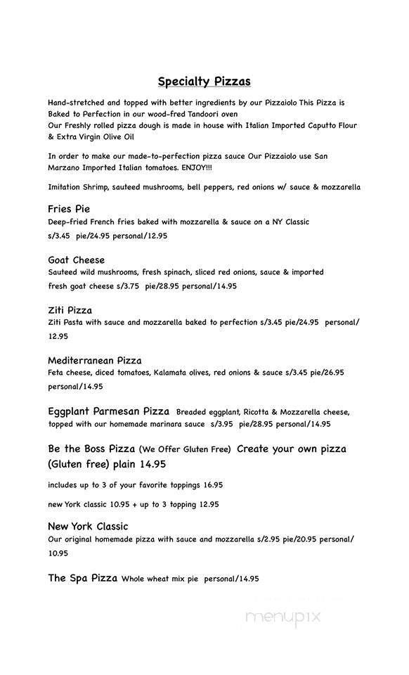 Sammy's Pizzeria - Teaneck, NJ menu_pic