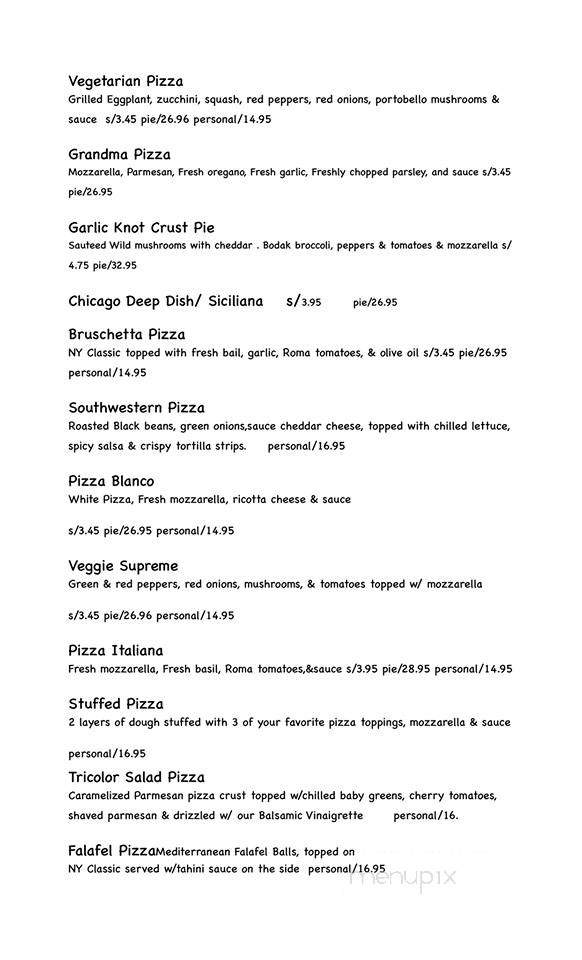 Sammy's Pizzeria - Teaneck, NJ menu_pic