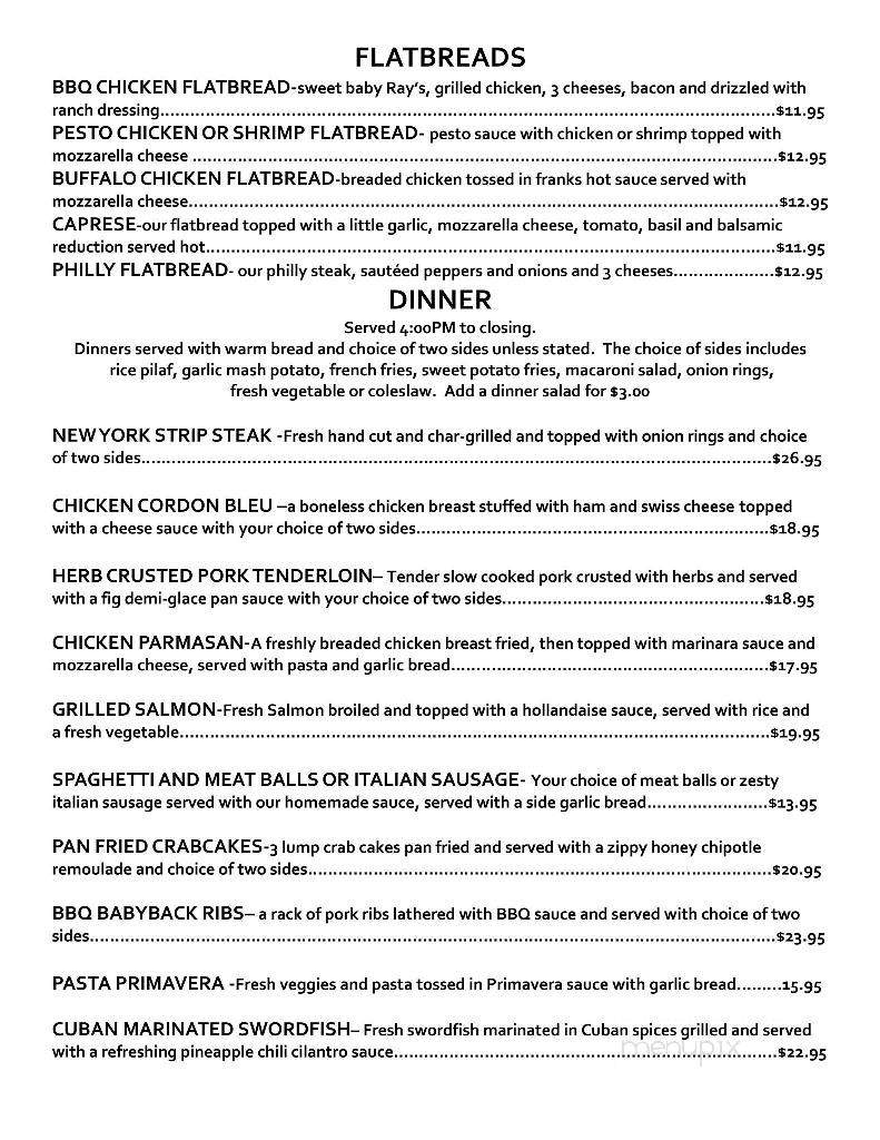 Indian Bay Marina - Willsboro, NY menu_pic