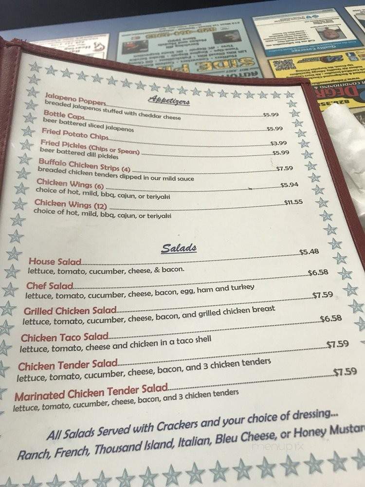 Cindy's Starlite Cafe - Catawba, NC menu_pic