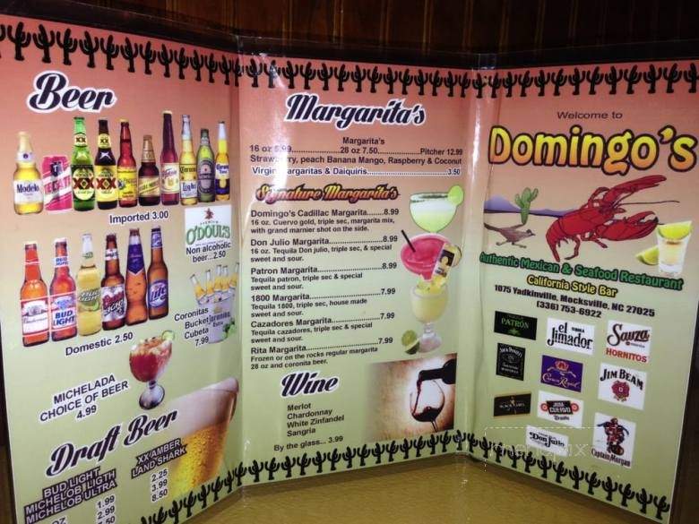 Domingo's - Mocksville , NC menu_pic