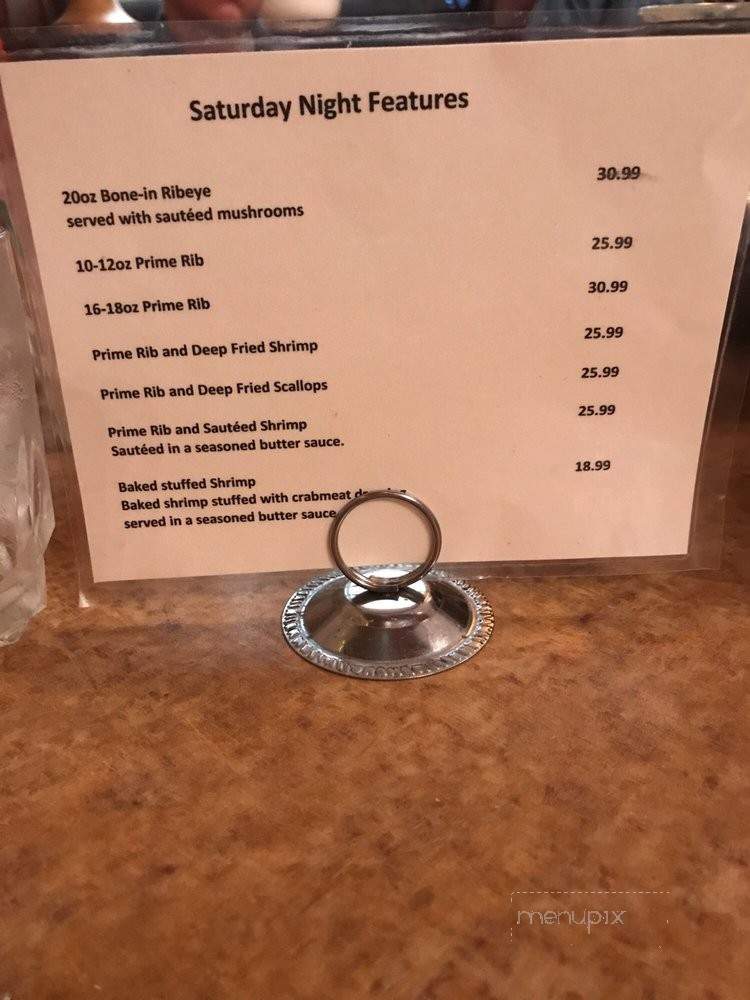 Elias Inn Supper Club - Watertown, WI menu_pic