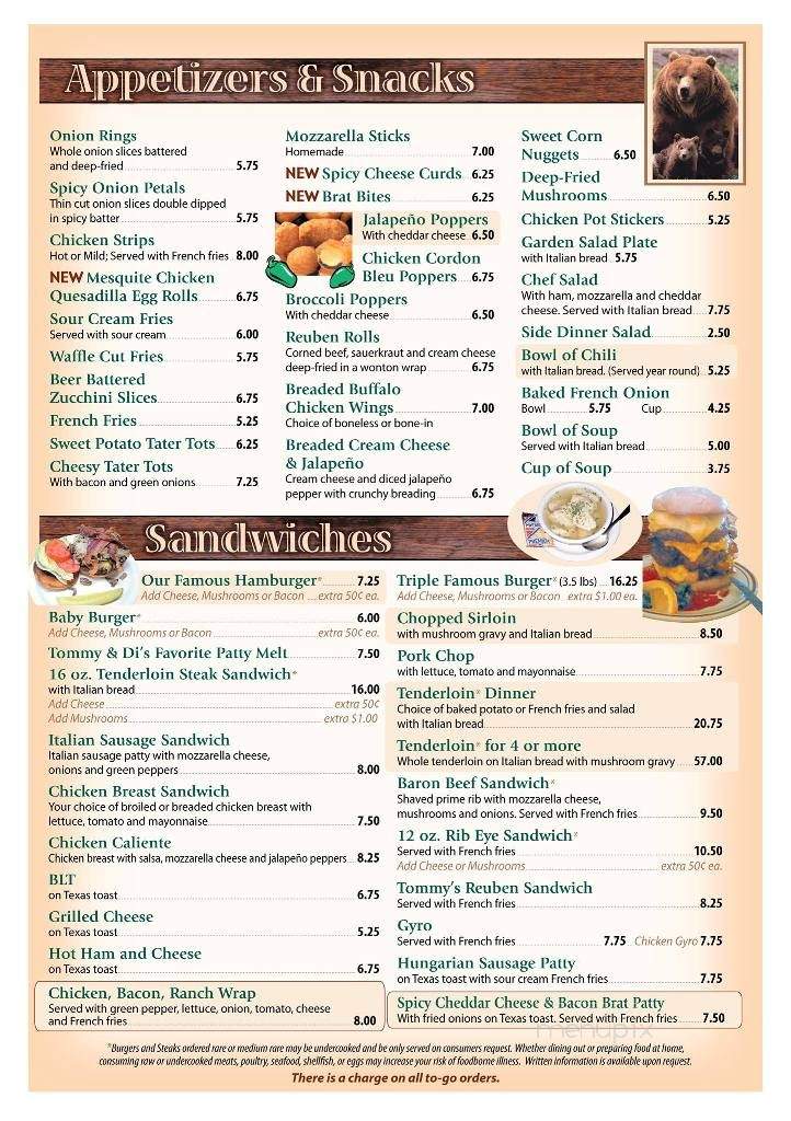 Menu of Walker's Dairy Bar in Laurel, MS 39443