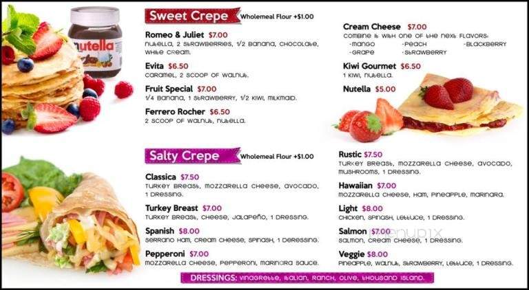 Tapioca Rush - Mission, TX menu_pic