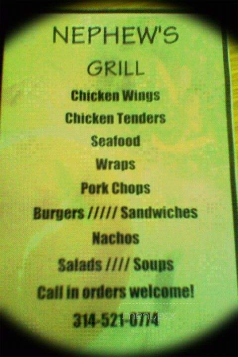 Nephews - Berkeley, MO menu_pic