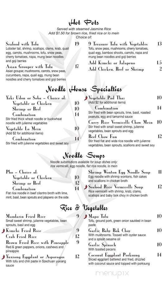 Bamboo Bistro - Lady Lake, FL menu_pic