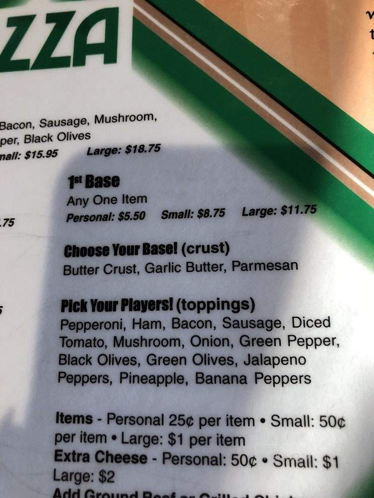 Chatter's Bullpen Bar & Grill - Atlanta, MI menu_pic