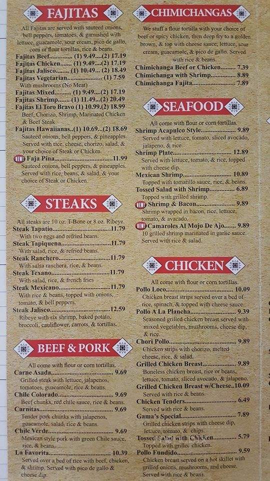 El Toro Bravo - Lakewood Ranch, FL menu_pic