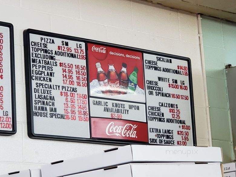 Green Hill Cafe Pizzeria - Norton Hill, NY menu_pic