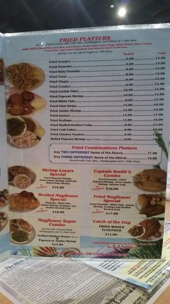 Mayflower Seafood - Goldsboro, NC menu_pic