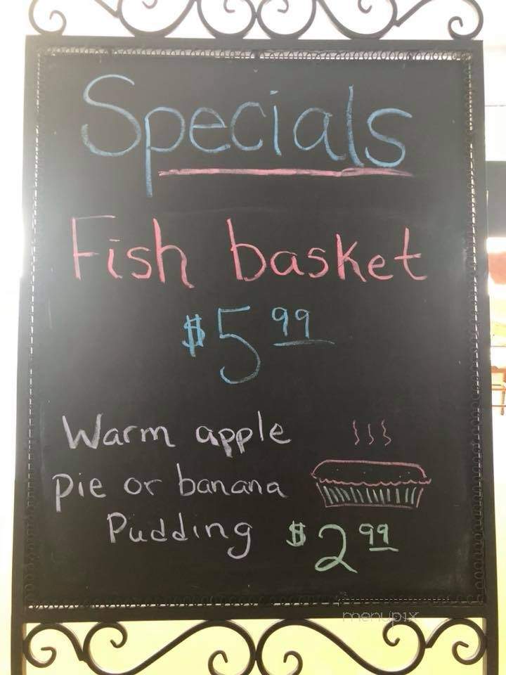 Dan's Cafe - Lexington, TN menu_pic
