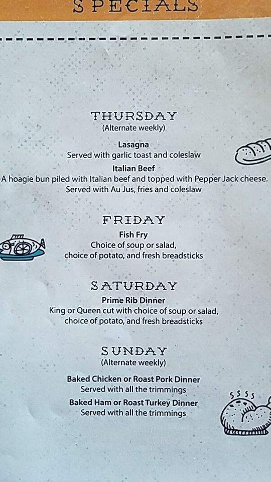 Covered Wagon - Hawthorne, WI menu_pic