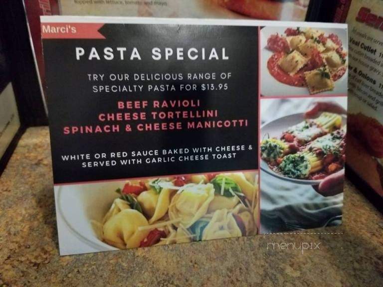 Marcis Bar & Grill - Devon, AB menu_pic