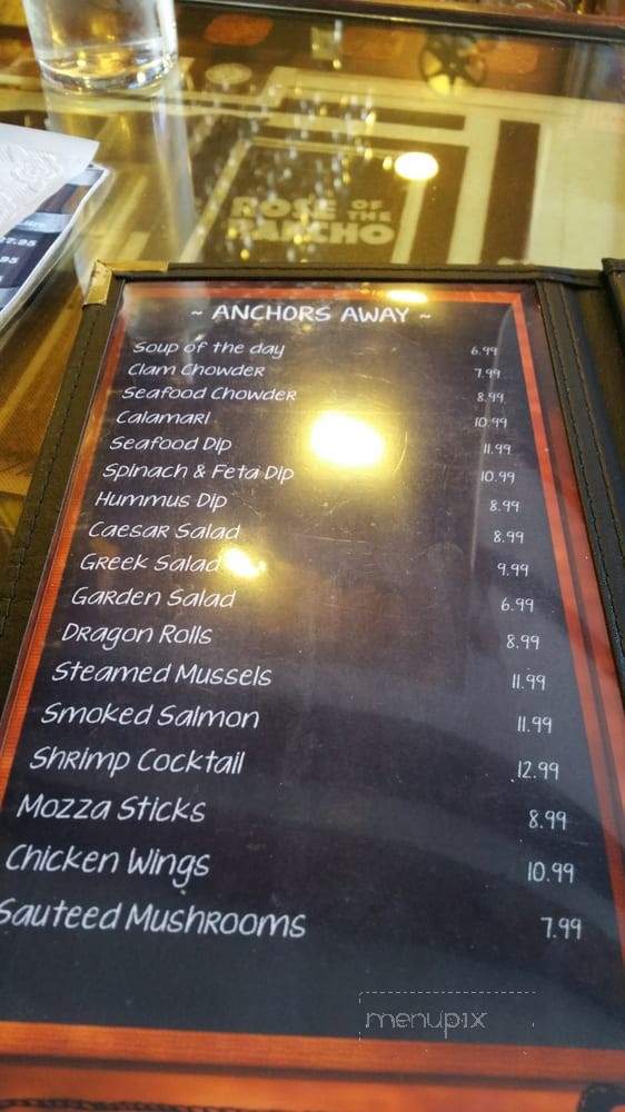 Harbour Front Restaurant - Saint Andrews, NB menu_pic