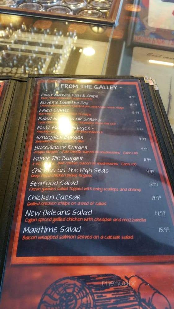 Harbour Front Restaurant - Saint Andrews, NB menu_pic
