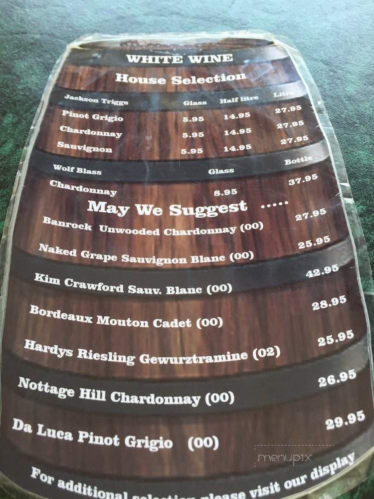 Harbour Front Restaurant - Saint Andrews, NB menu_pic