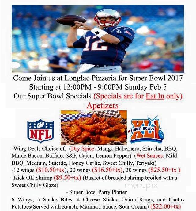 Longlac Pizzaria - Longlac, ON menu_pic