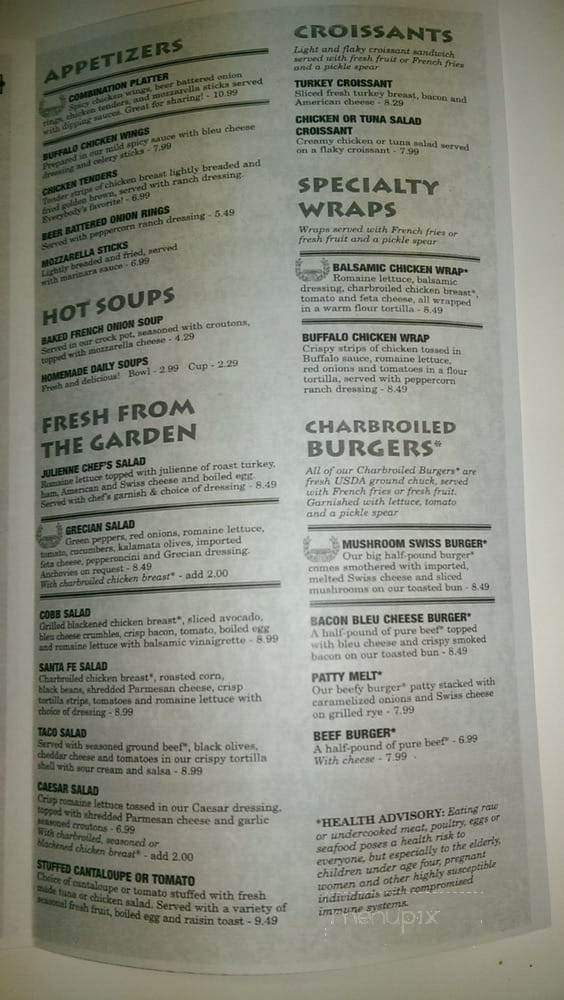 Pantheon - Franklin, WI menu_pic