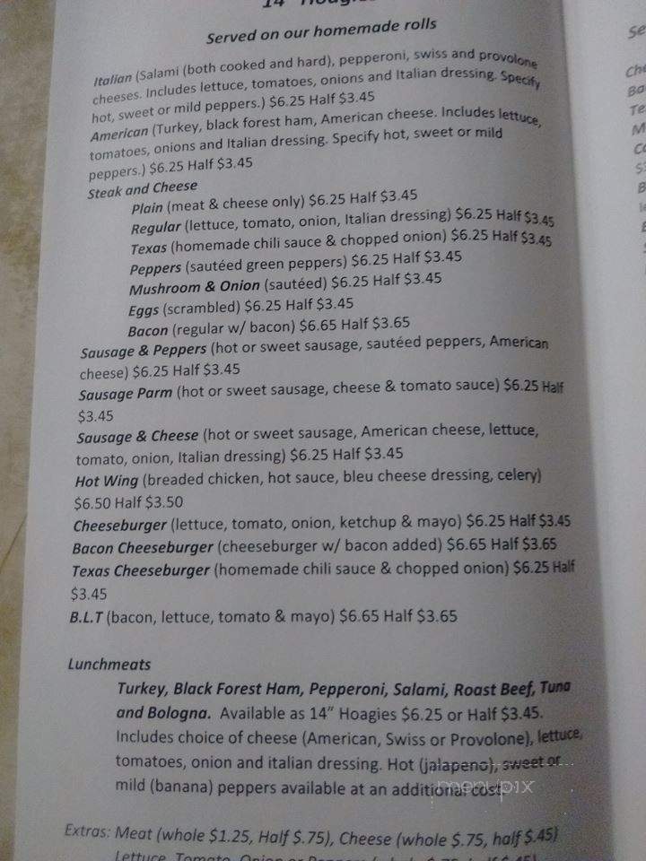 M-6 Deli - Olyphant, PA menu_pic