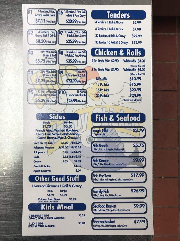 Jim's Krispy Fried Chicken - Waco, TX menu_pic