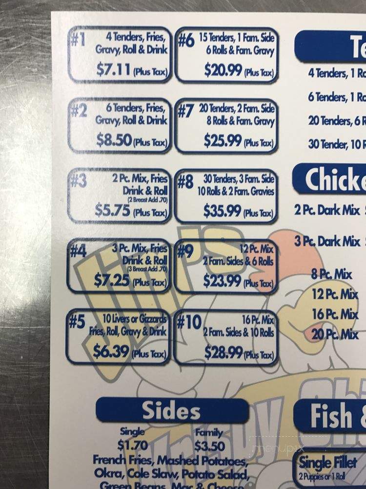 Jim's Krispy Fried Chicken - Waco, TX menu_pic