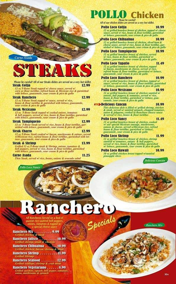 Cotija Mexican Restaurant - Hot Springs National Park, AR menu_pic