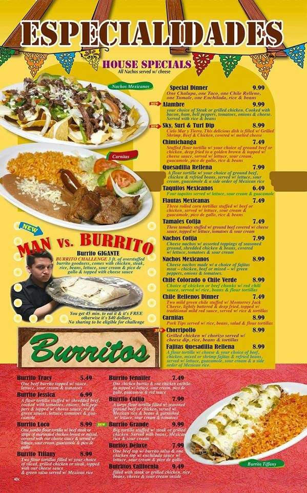 Cotija Mexican Restaurant - Hot Springs National Park, AR menu_pic
