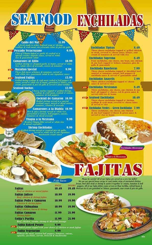 Cotija Mexican Restaurant - Hot Springs National Park, AR menu_pic