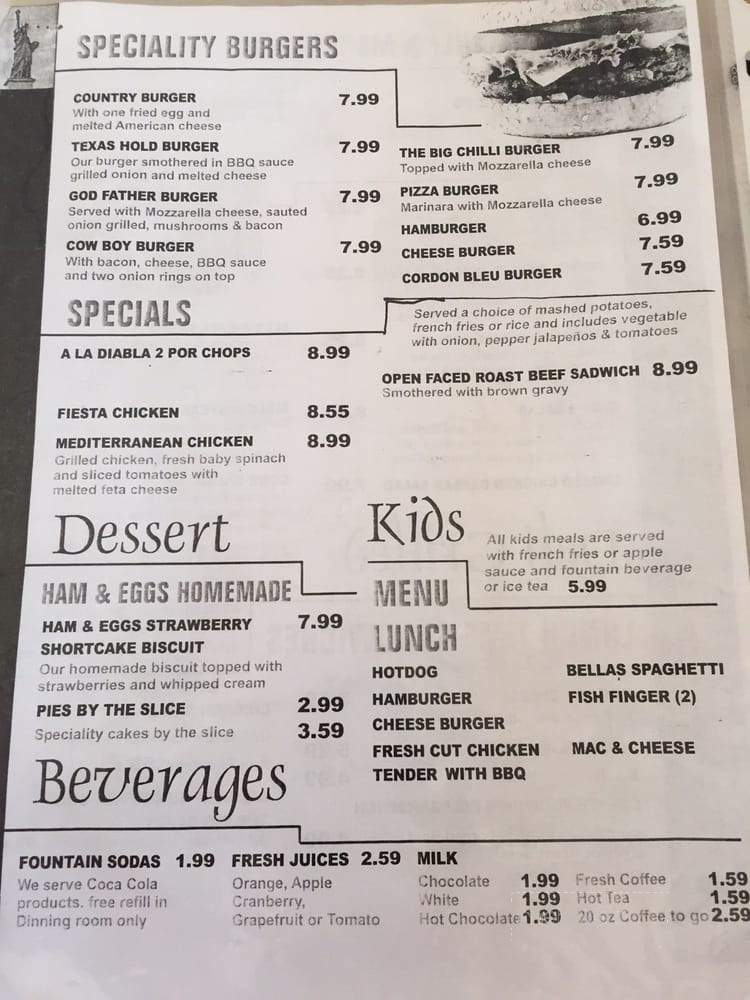 Ham & Eggs - Sarasota, FL menu_pic