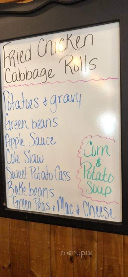 Cook's Country Kitchen - Blairsville, GA menu_pic