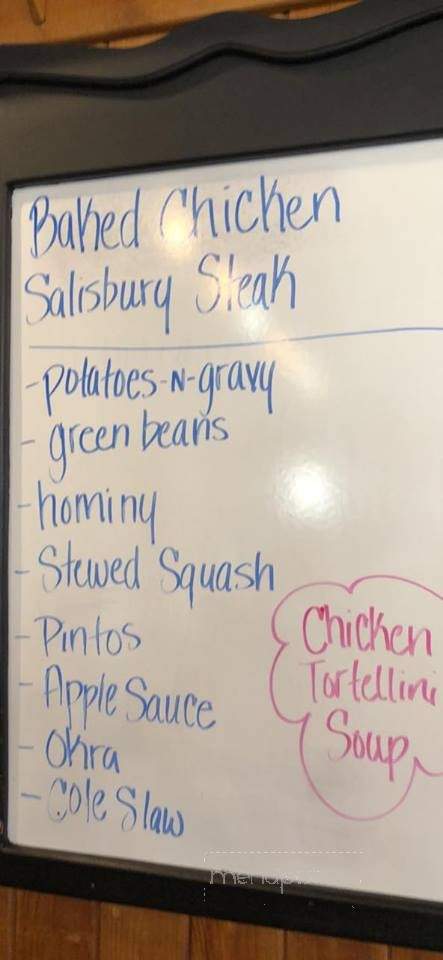 Cook's Country Kitchen - Blairsville, GA menu_pic