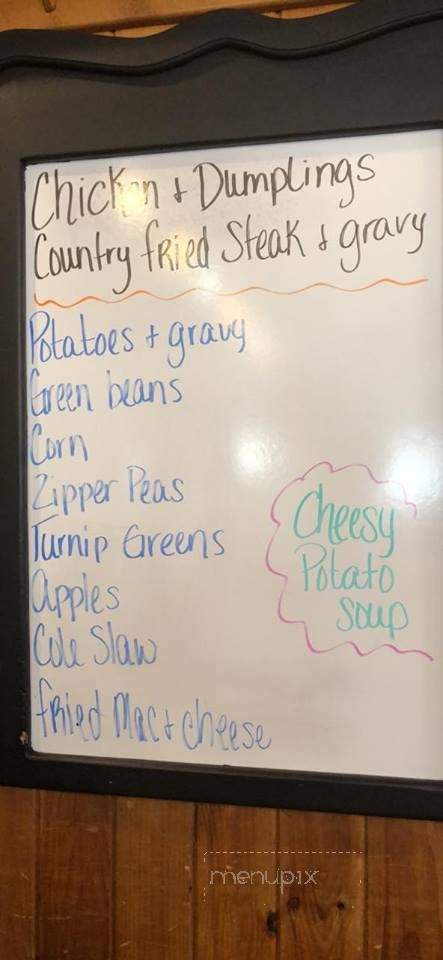 Cook's Country Kitchen - Blairsville, GA menu_pic