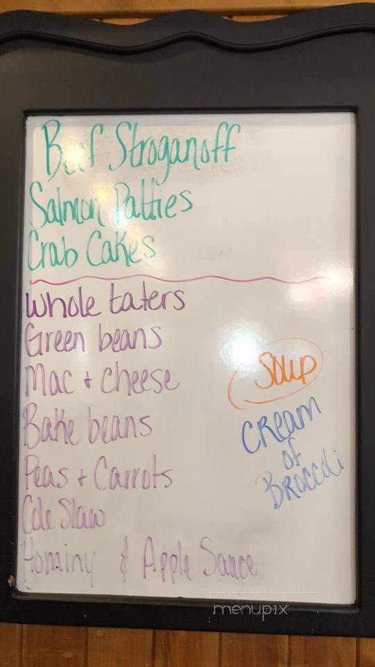Cook's Country Kitchen - Blairsville, GA menu_pic