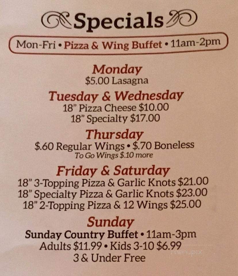 Jefferson Pizza Kitchen - Jefferson, GA menu_pic