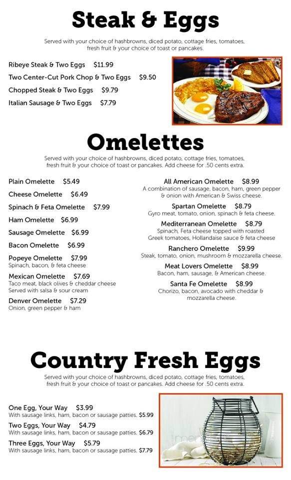 Bill's Diner - Norwich, NY menu_pic