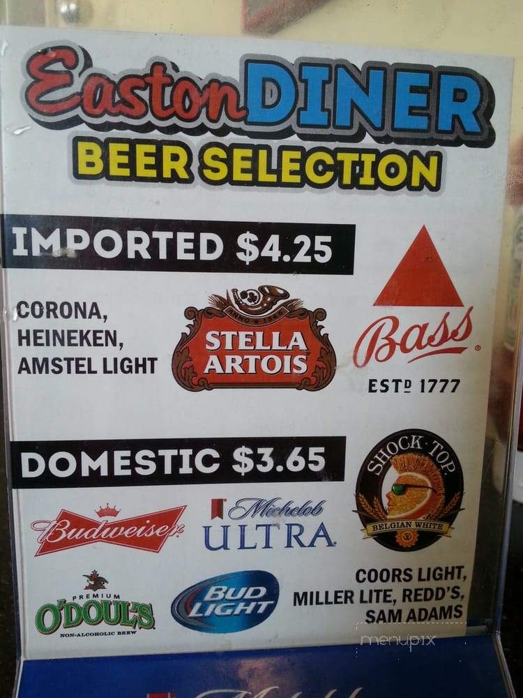 Easton Diner - Easton, MD menu_pic