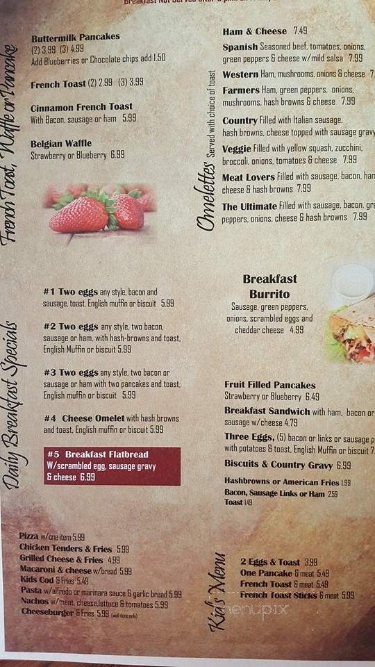 Papio's Food & Spirits - Reese, MI menu_pic