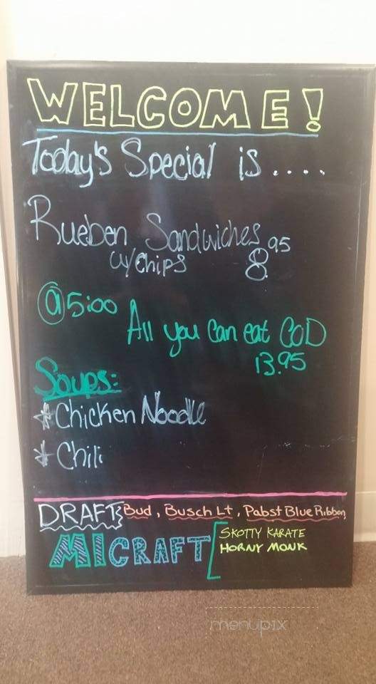 Shipwreck Bar - Curtis, MI menu_pic