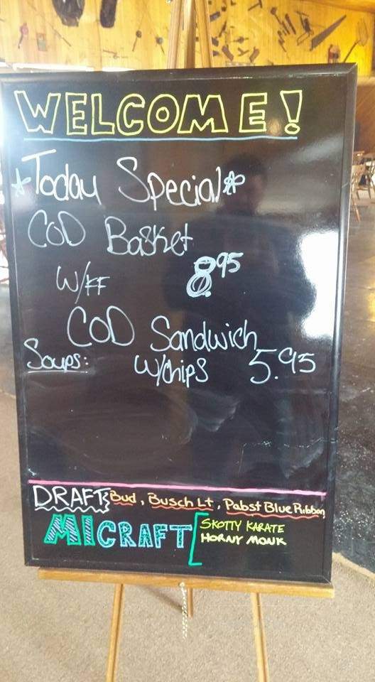 Shipwreck Bar - Curtis, MI menu_pic