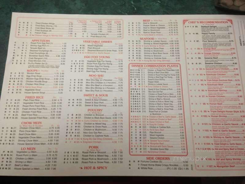 Jin Jin - Corinth, MS menu_pic