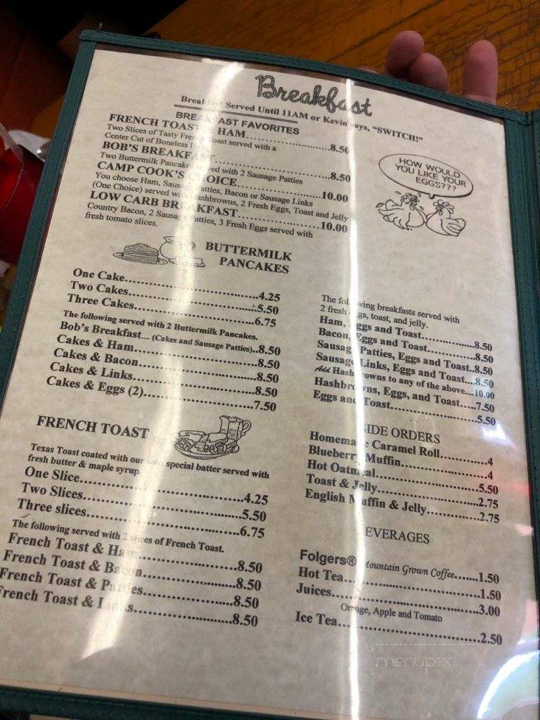 Cowboy Cafe - Medora, ND menu_pic