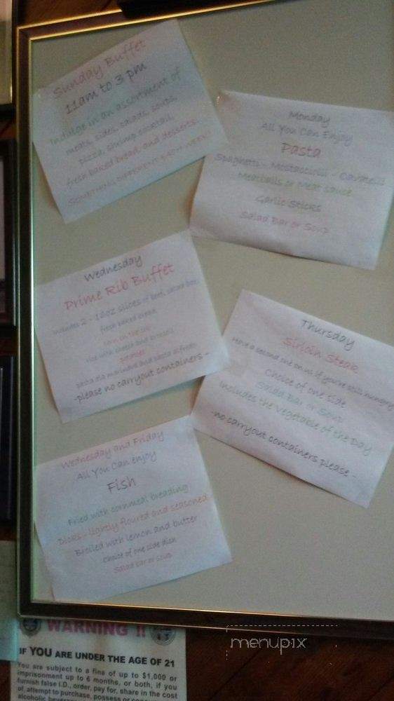 Covered Bridge Inn - Newton Falls, OH menu_pic