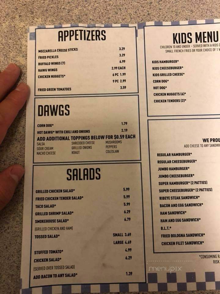 Campus Drive-In - Gate City, VA menu_pic