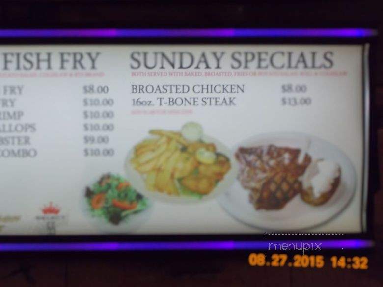 Hammer Down Bar - Mosinee, WI menu_pic