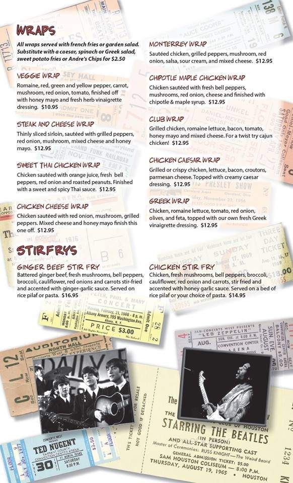 Andre's Seats Restaurant - Stellarton, NS menu_pic