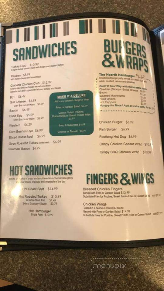 Country Hearth Family Restaurant - Komoka, ON menu_pic