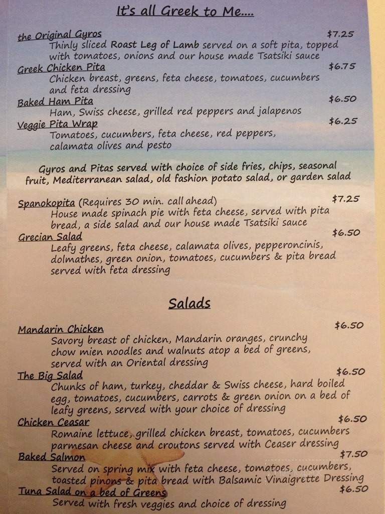 Plaza Eatery - Albuquerque, NM menu_pic