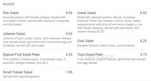 Star Family Dining - Madison Heights, MI menu_pic