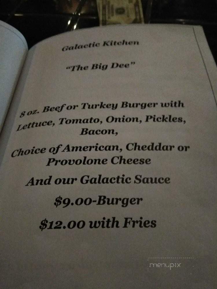 Galaxy Lounge & Entertainment Center - Pittsburgh, PA menu_pic