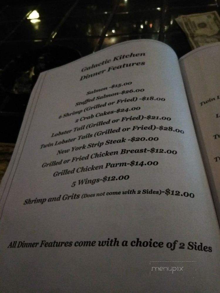 Galaxy Lounge & Entertainment Center - Pittsburgh, PA menu_pic